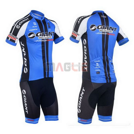 Maglia Giant manica corta 2013 nero e blu