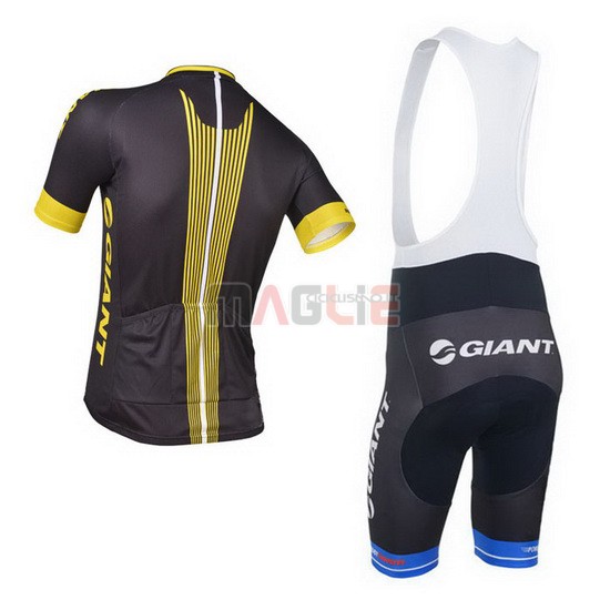 Maglia Giant manica corta 2013 nero e giallo