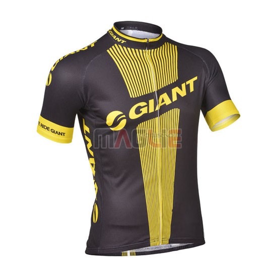 Maglia Giant manica corta 2013 nero e giallo