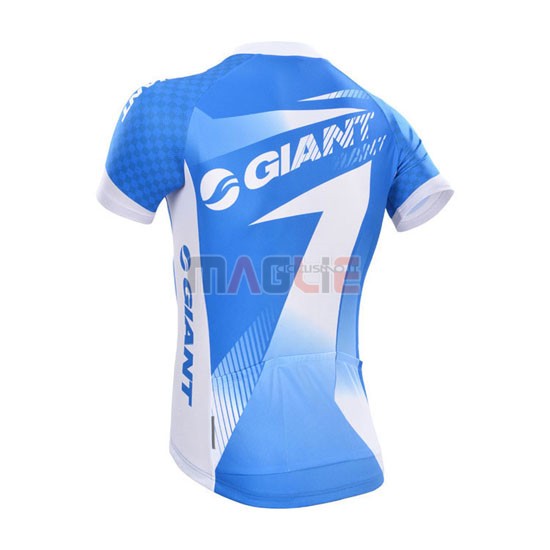 Maglia Giant manica corta 2014 bianco e blu - Clicca l'immagine per chiudere