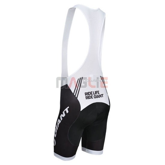 Maglia Giant manica corta 2014 bianco e blu