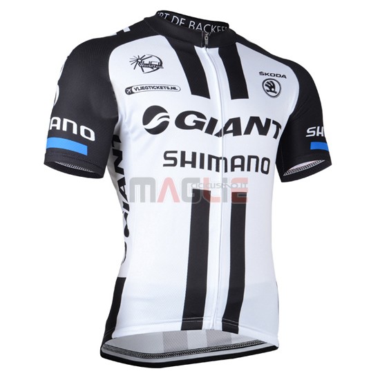 Maglia Giant manica corta 2014 nero e bianco