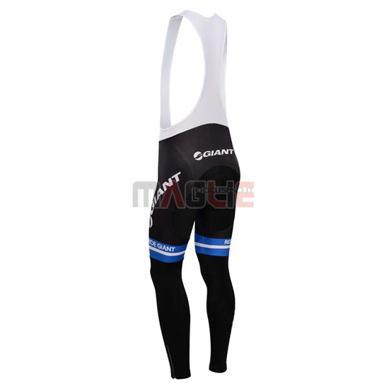 Maglia Giant manica lunga 2014 bianco e blu