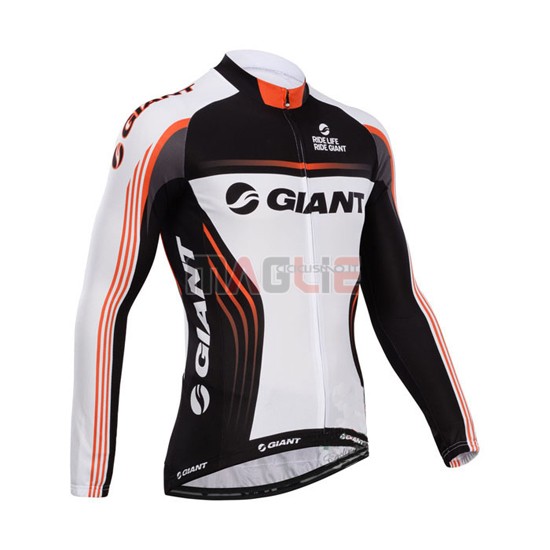 Maglia Giant manica lunga 2014 bianco e nero - Clicca l'immagine per chiudere