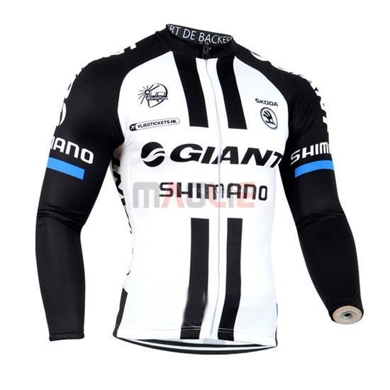 Maglia Giant manica lunga 2014 nero e bianco