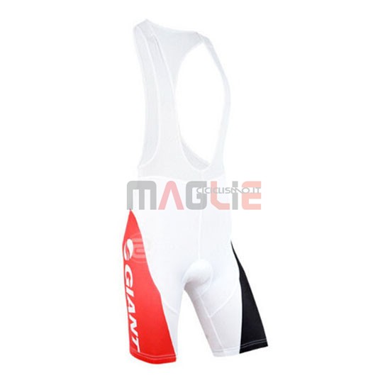 Maglia Giant manica corta 2015 bianco e rosso