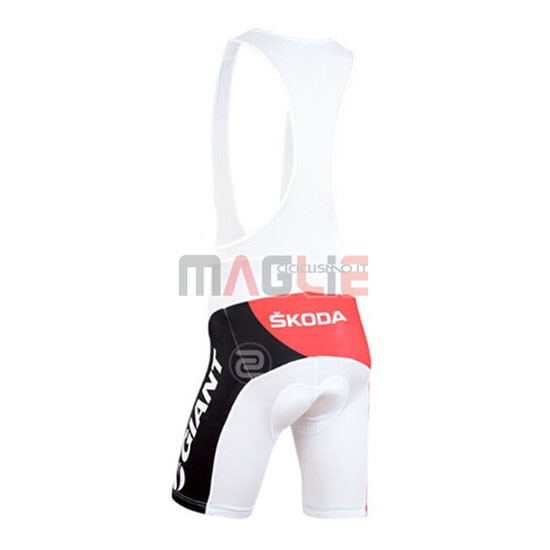 Maglia Giant manica corta 2015 bianco e rosso