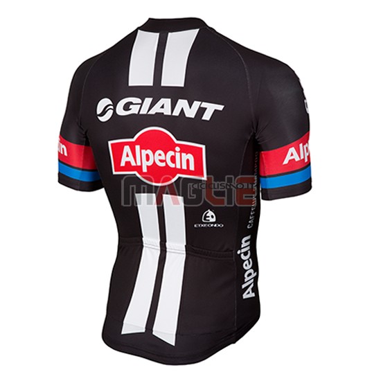 Maglia Giant manica corta 2016 nero e rosso