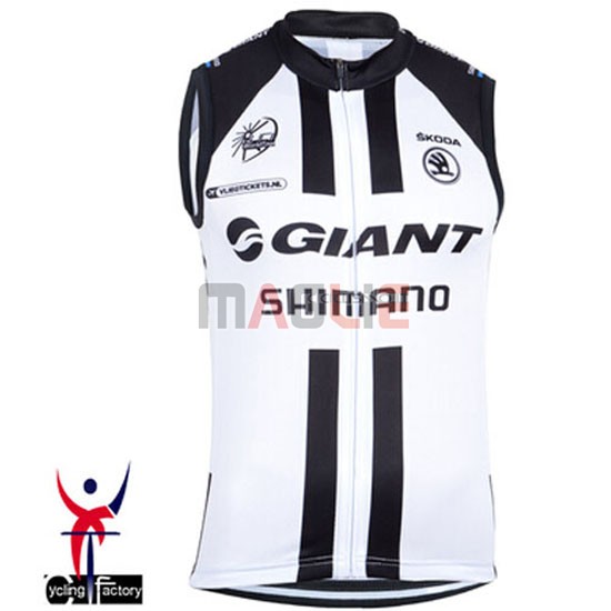 Gilet antivento Giant 2015 nero e bianco