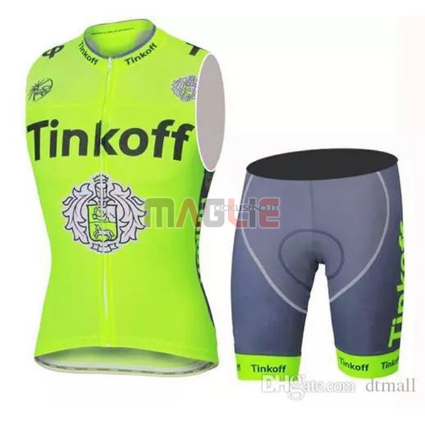 2019 Gilet Antivento Tinkoff Verde