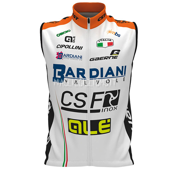 Gilet antivento CSF 2017 Bianco e Arancione