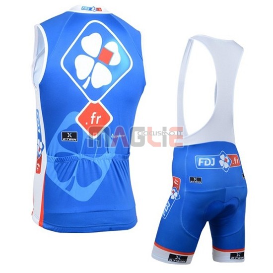 Gilet Antivento FDJ 2019 Blu