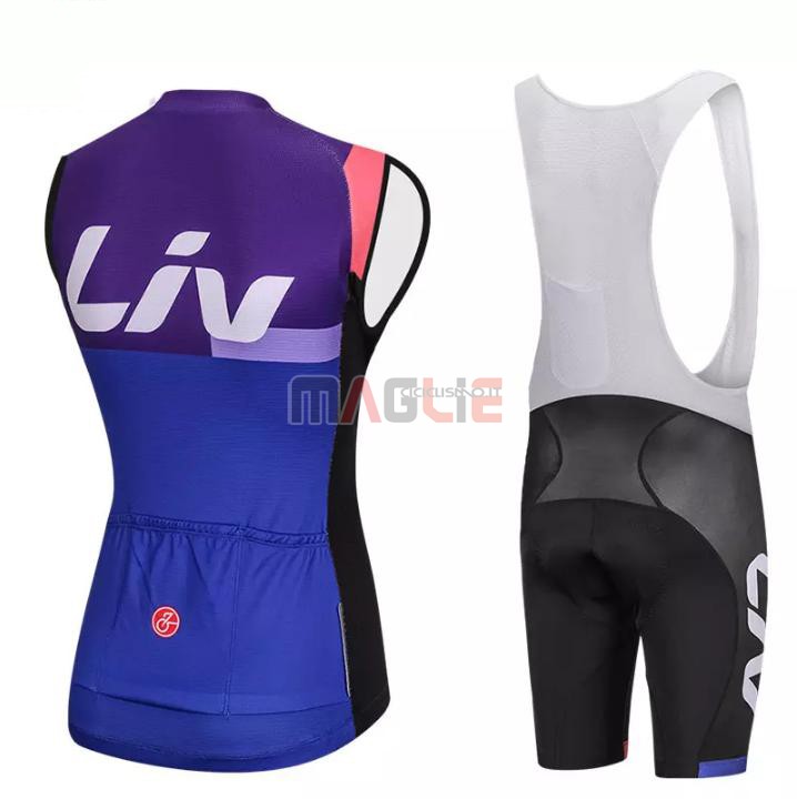 Gilet Antivento Liv 2018 Viola e Blu