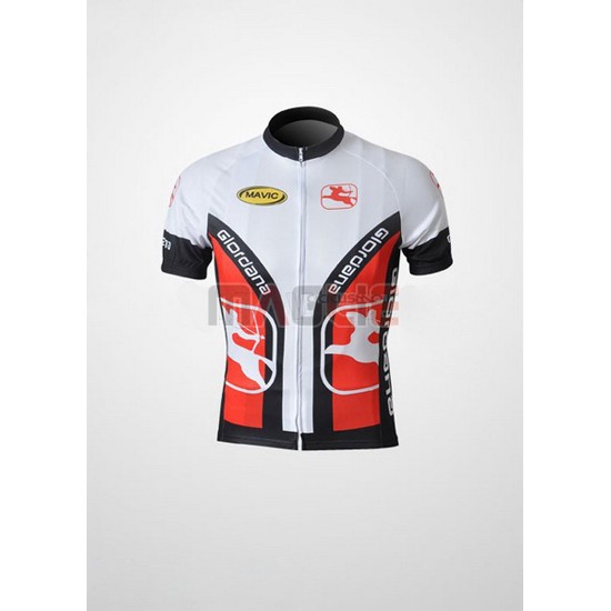 Maglia Giordana manica corta 2010 bianco e nero