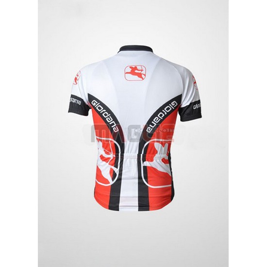 Maglia Giordana manica corta 2010 bianco e nero