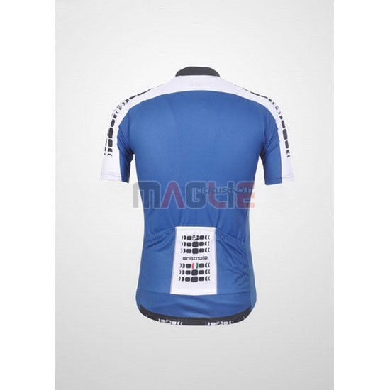 Maglia Giordana manica corta 2011 bianco e blu