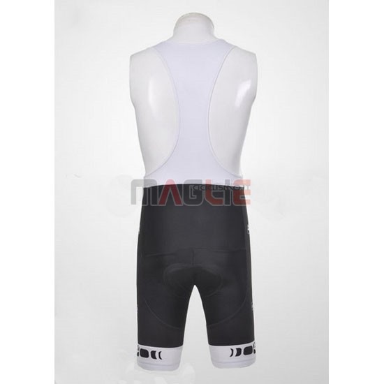 Maglia Giordana manica corta 2011 bianco e nero