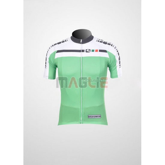 Maglia Giordana manica corta 2011 bianco e verde