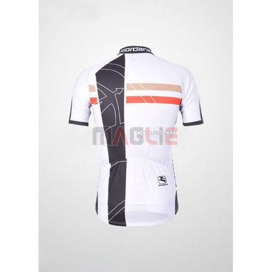 Maglia Giordana manica corta 2011 nero e bianco