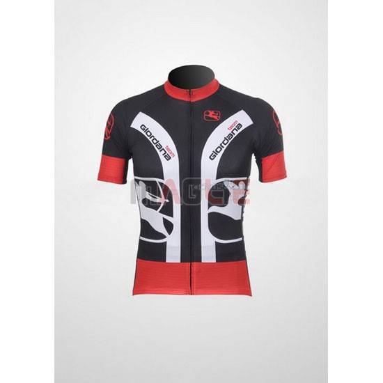 Maglia Giordana manica corta 2011 rosso e nero