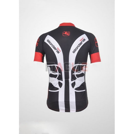 Maglia Giordana manica corta 2011 rosso e nero