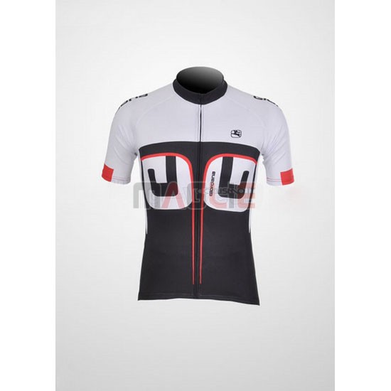 Maglia Giordana manica corta 2012 bianco e nero