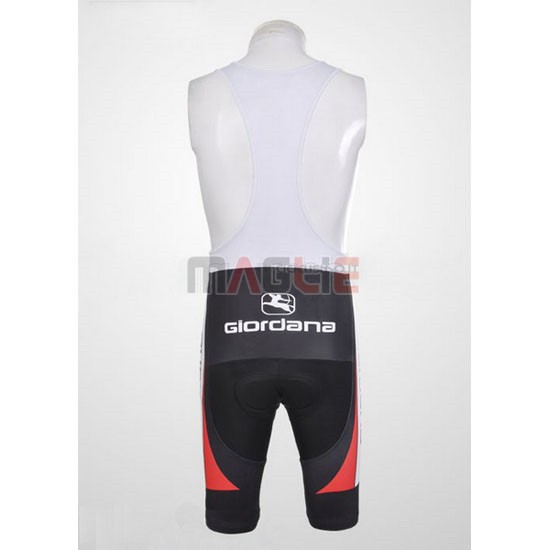 Maglia Giordana manica corta 2012 bianco e nero