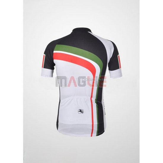 Maglia Giordana manica corta 2012 bianco e rosso