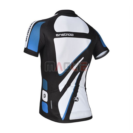 Maglia Giordana manica corta 2014 bianco e nero