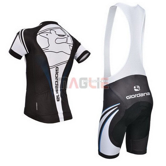 Maglia Giordana manica corta 2014 nero e bianco