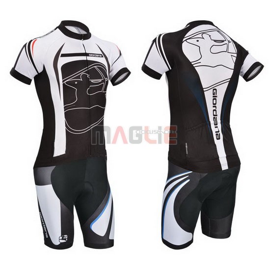 Maglia Giordana manica corta 2014 nero e bianco - Clicca l'immagine per chiudere