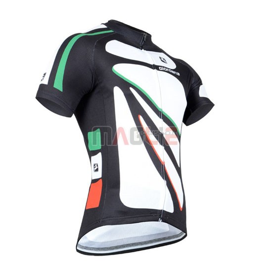 Maglia Giordana manica corta 2014 verde e bianco