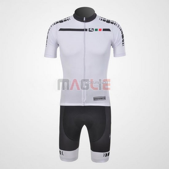 Maglia Giordana manica corta 2011 bianco