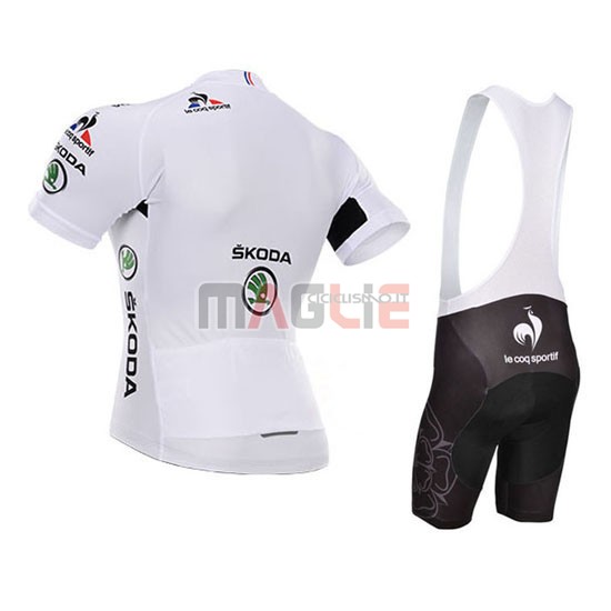 Maglia Tour de France manica corta 2015 bianco