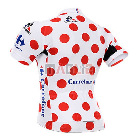 Maglia Tour de France manica corta 2015 Bianco e rosso