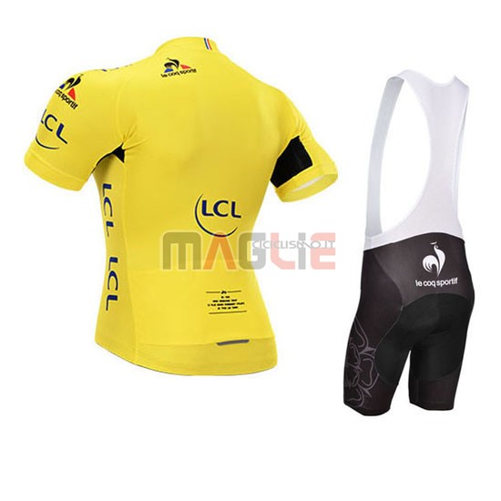 Maglia Tour de France manica corta 2015 giallo