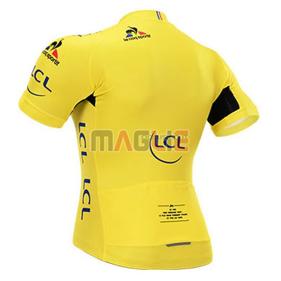 Maglia Tour de France manica corta 2015 giallo