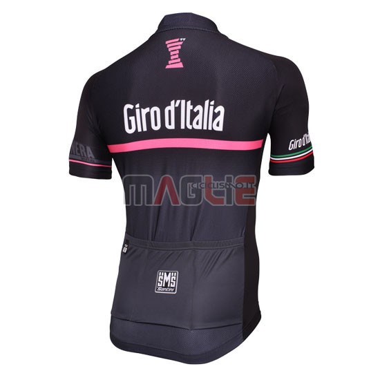 Maglia Giro de Italia manica corta 2016 nero e rosso - Clicca l'immagine per chiudere