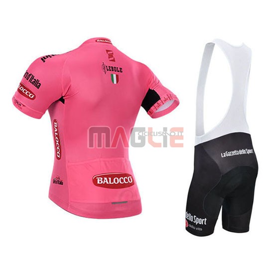 Maglia Giro de Italia manica corta 2015 rosa