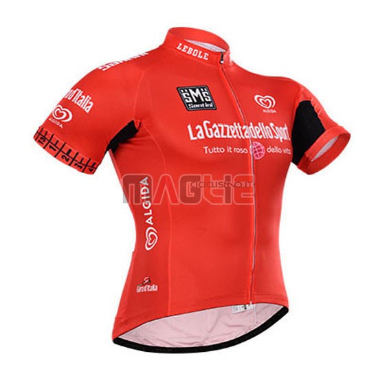 Maglia Giro de Italia manica corta 2015 rosso