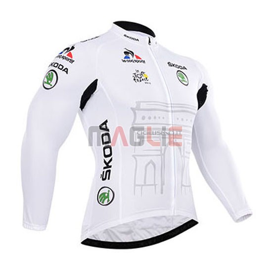 Maglia Tour de France manica lunga 2015 bianco