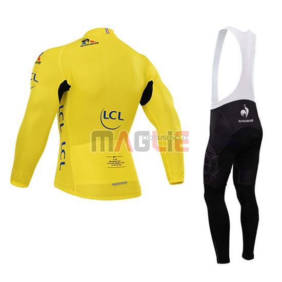 Maglia Tour de France manica lunga 2015 giallo