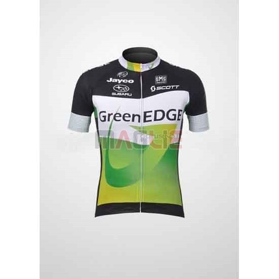 Maglia GreenEDGE manica corta 2012 nero e verde