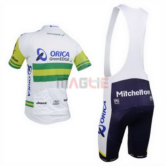 Maglia GreenEDGE manica corta 2013 bianco