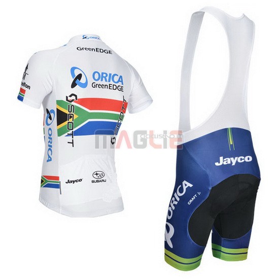 Maglia GreenEDGE manica corta 2014 bianco