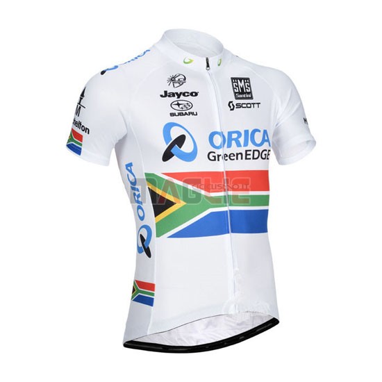 Maglia GreenEDGE manica corta 2014 bianco