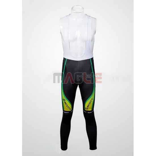 Maglia GreenEDGE manica lunga 2012 nero e verde