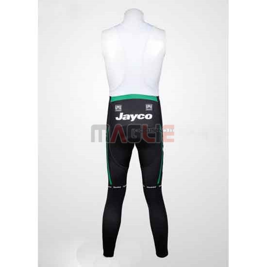 Maglia GreenEDGE manica lunga 2012 nero e verde