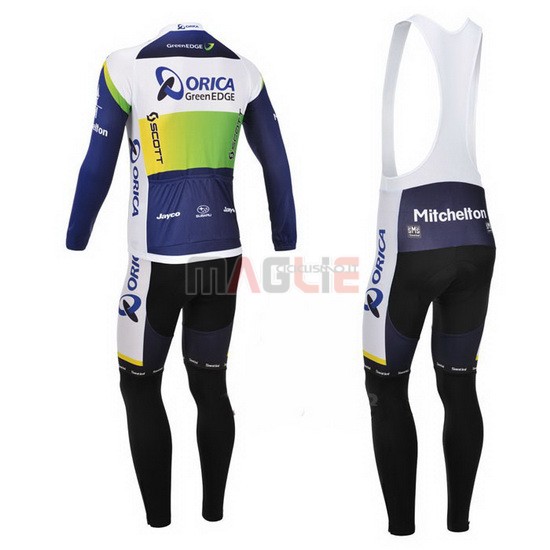 Maglia GreenEDGE manica lunga 2013 blu e bianco - Clicca l'immagine per chiudere