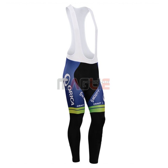 Maglia GreenEDGE manica lunga 2014 bianco e blu